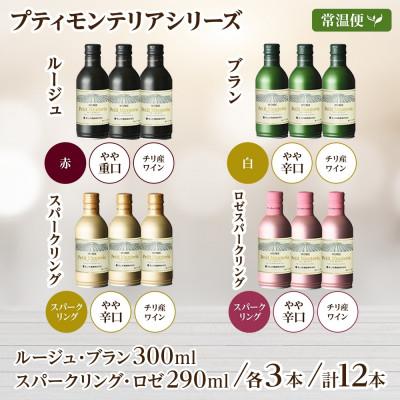 ふるさと納税 笛吹市 プティモンテリア 4種 飲み比べ セット 各3本 計12本 缶ワイン モンデ酒造 山梨県 笛吹市 |  | 03