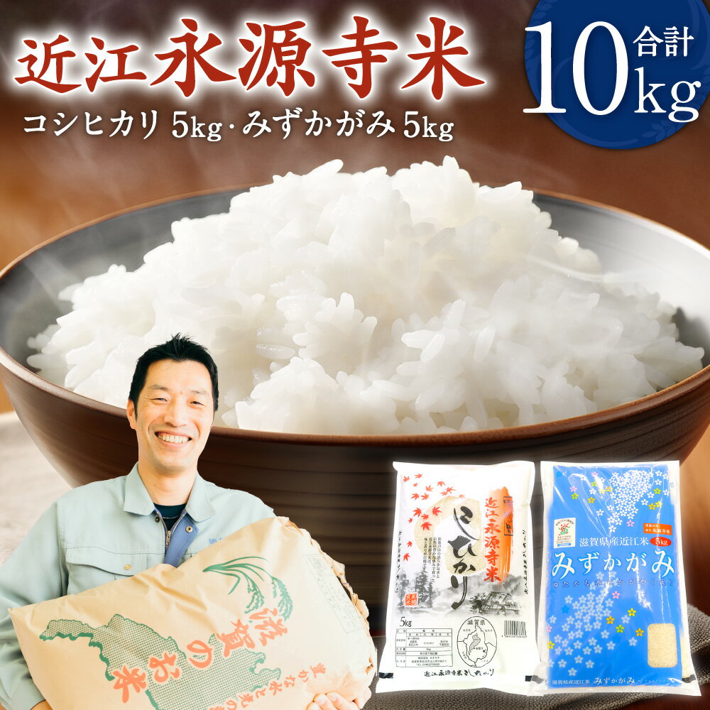 【ふるさと納税】近江永源寺米食べ比べセット 計10kg B お取り寄せ 米 白米 グルメ コシヒカリ 永源寺 滋賀県 食べ物 食品 ギフト プレゼント お歳暮 カネキチ 故郷納税 返礼品 C-D25 株式会社カネキチ