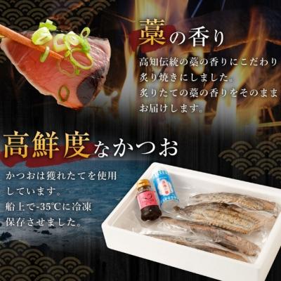 ふるさと納税 室戸市 藁焼きかつおのたたき4節セット 2種の調味料(タレ・塩)付き 訳あり 鰹タタキ 魚介類加工品 冷凍 |  | 02