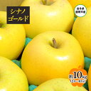 【ふるさと納税】【11月から発送】 りんご 盛岡から「農で人をつなぐ」藤与果樹園： シナノゴールド 約10kg 24～40玉 玉数指定不可 詰め合わせ 岩手 盛岡　お届け：2024年11月30日～2025年2月28日
