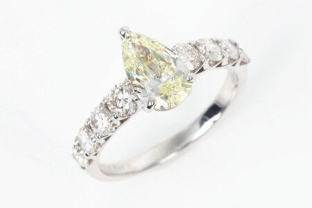 【ふるなび限定】【一点もの】ダイヤモンド（1.015ct）プラチナリング　R129　K06152-H　FN-Limited-SP