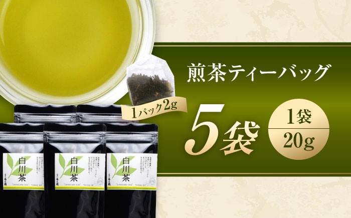 香る 煎茶フレーバー ティーバッグ セット お茶 国産 岐阜 白川町