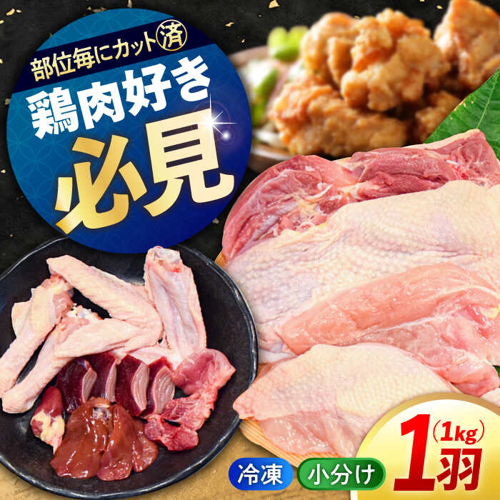 【ふるさと納税】鶏肉 冷凍 せとうち育ちの江田島産地鶏 冷凍 一黒シャモ 一羽 パック 合計約1kg 鶏肉 肉 お肉 にく おにく 国産 広島県産 江田島市/ポークアンドチキン江田島[XAH004] 鶏肉 精肉 とり肉 鳥 もも むね モモ ムネ 若鶏 無添加 地鶏 小分け パック