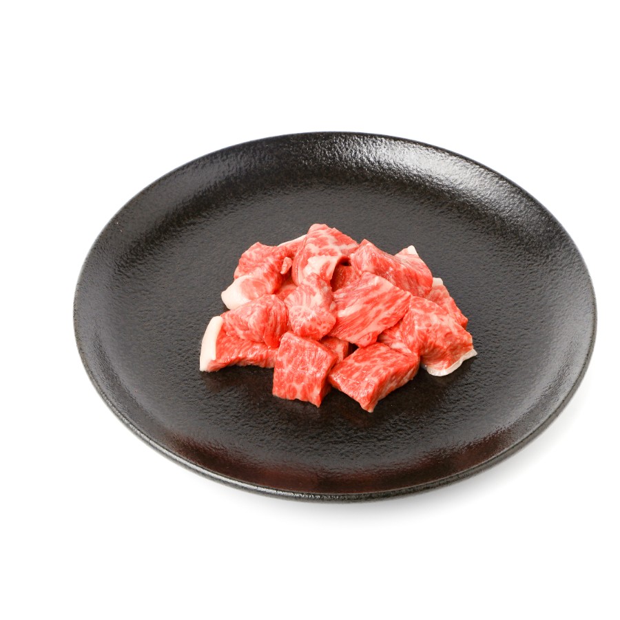 ＜大道精肉店＞A5等級「伊賀牛」サイコロステーキ用3種セット（ヒレ・サーロイン・イチボ）2パック（計600g）