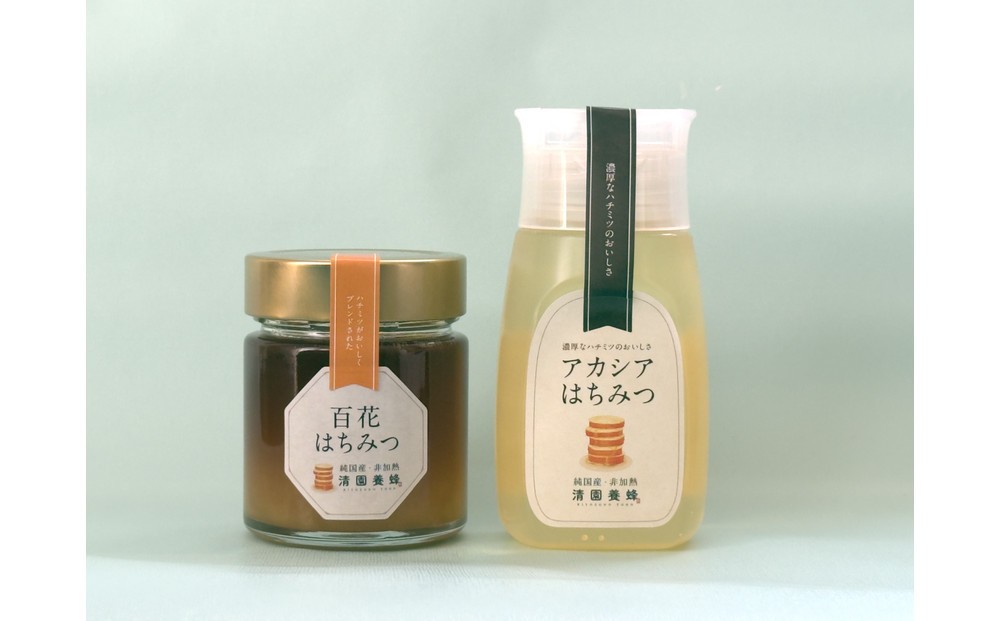 
                  はちみつセット(アカシア300ｇ＆百花200ｇ)
                
