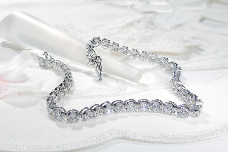 【5.0ct】PT900 天然ダイヤモンド テニスブレスレット　18.5cm CSBL00036-pt csbl00036-pt SWAV056｜ダイヤモンド ダイヤ ブレスレット アクセサリー ジュ