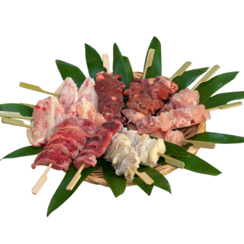 【Amazon特別価格】 焼き鳥 比内地鶏 5種 12本 計500g セット 鶏肉 焼き鳥セット 地鶏 国産鶏肉
