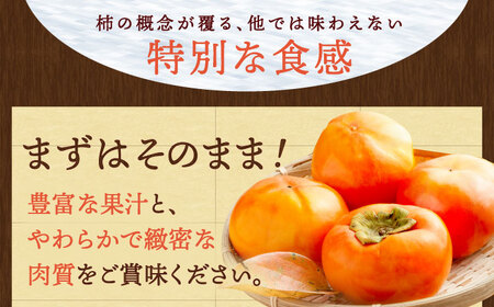 【10月下旬～11月下旬発送】種なし柿 太月・渋抜き柿 3kg【小林農園】[HAX001]