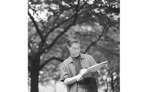 「新緑の笠ヶ岳」  【 版画 額付 小川手漉和紙 小暮真望 東松山 埼玉県 】