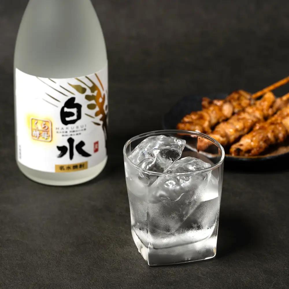 八代不知火蔵 白水 蔵酵母 720ml 4本 麦焼酎 むぎ焼酎 焼酎 はくすい 酒 本格焼酎 乙類 25度 蒸留酒 独自の酵母