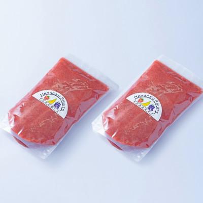 ふるさと納税 岡垣町 福岡産あまおうフルーツソース1kg×2袋(岡垣町)