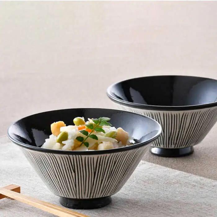 【波佐見焼】Sen・彫 茶碗 ペアセット 食器 皿 【利左エ門窯】 [QB48]  波佐見焼