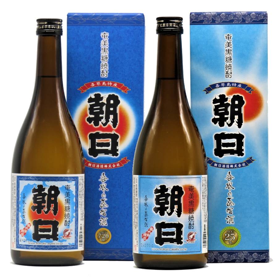 ＜朝日＞朝日30度　720ml・朝日25度　720mlセット（化粧箱入り）