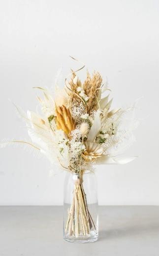 ドライフラワーブーケ ベージュ 141305_HJ01VC01