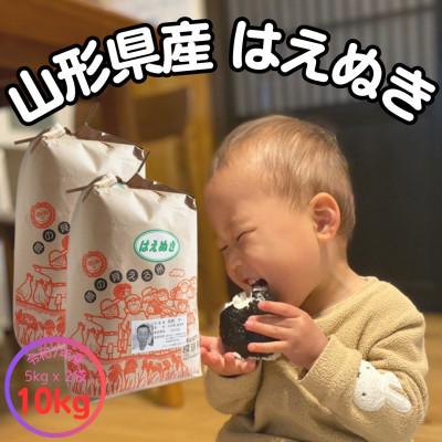 ふるさと納税 飯豊町 【生産者の顔が見える米】令和7年飯豊町産　はえぬき10kg【白米】