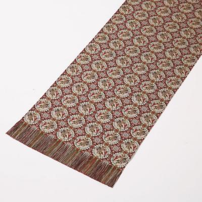 ふるさと納税 京都市 【龍村美術織物】経錦テーブルセンター3号(獅子狩文錦)