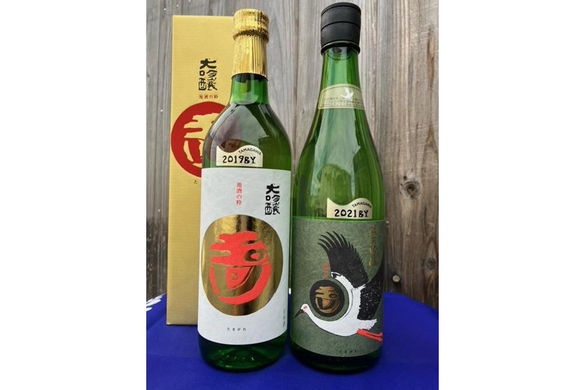 丹後の地酒　玉川「純米吟醸コウノトリラベル」と「玉川　大吟醸」セット　SK00164