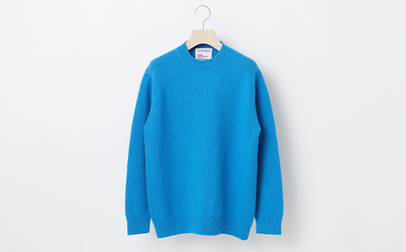 ≪先行予約≫【THISISASWEATER.】A1 : A SWEATER IS ORDINARY BLUE ブルー カシミヤセーター 服 洋服 ユニセックス メンズ レディース ブランド 数量限定 山形県 山辺町 サイズ0 yt-soxxa0