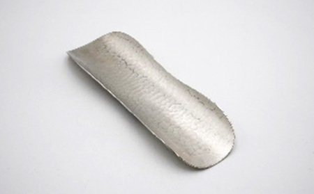 【高岡銅器】銅茶則　竹彫金