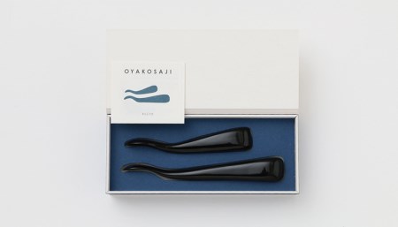 【木製ベビースプーン】親子さじ(漆仕上げ) 2本セット