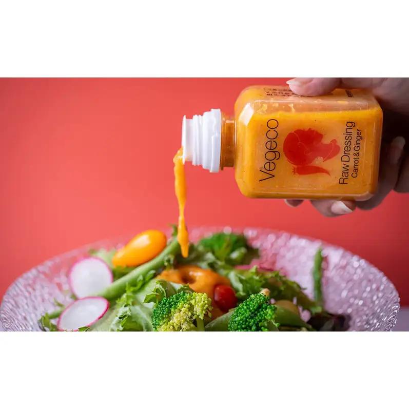 ドレッシング Vegeco飲みたくなる生ドレッシング(人参と生姜 180ml×6本) 福岡市内製造