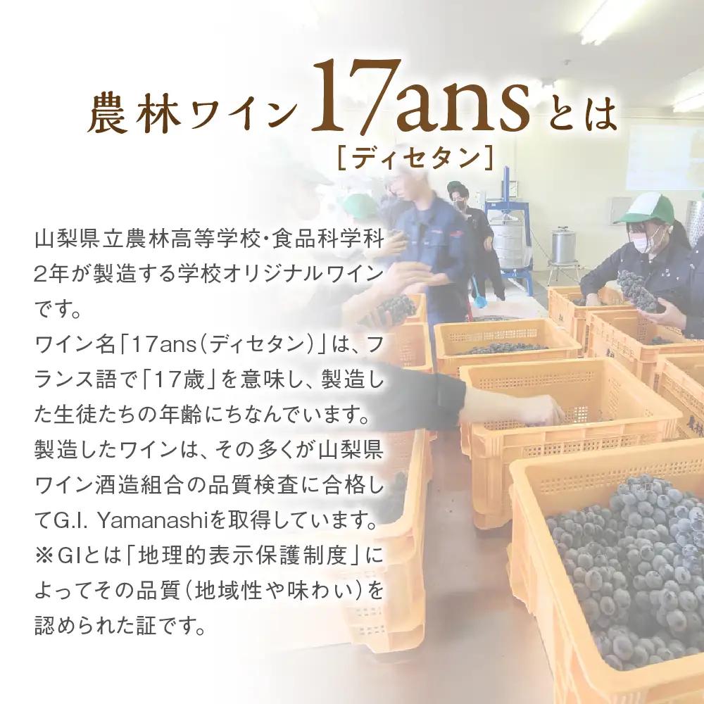 赤白ワイン 2本セット 農林高校ワイン 2024ヴィンテージ 