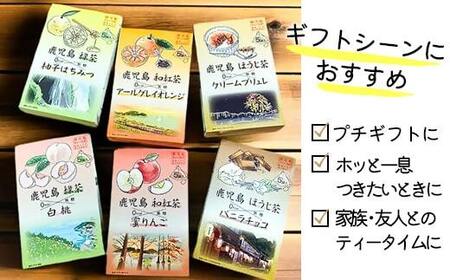 AS-080 鹿児島茶フレーバーティー【緑茶】柚子はちみつ8箱