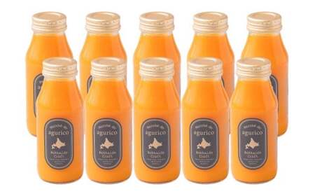 【6回定期便】北海道産 agurico 人参ミックスジュース 180ml 10本入り 計10本×6回 | 飲料 野菜 ジュース にんじん ミックス