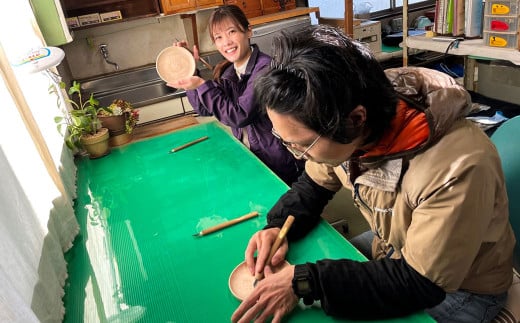 【平日限定】栃の木を使用した木彫り体験チケットA（2名様分）【木彫り体験 あさひ園 体験チケット 体験券 体験 木彫り 岡山県 倉敷市 おすすめ 人気】