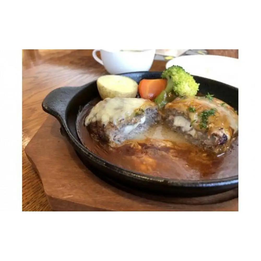 Wチーズハンバーグ2食セット　お食事券B　| 「手づくりハンバーグSORA」　