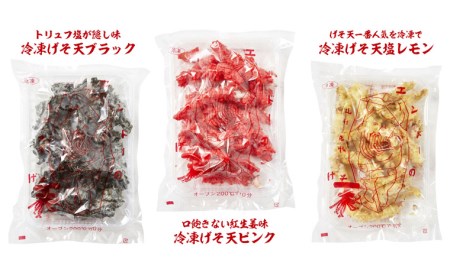 山形のソウルフード♪「エンドーの冷凍げそ天セット」 3パック FZ22-537