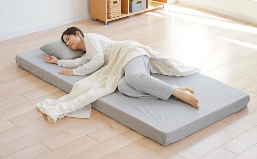 【シングル/1枚もの/ネイビー】高反発 マットレス 約10cm《グランデ》 寝具 敷布団 敷き布団 布団 岡山県 倉敷市