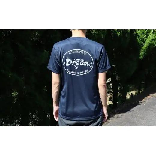 【９月３０日受付終了】【ネイビーLLサイズ】レンタルボート ドリーム オリジナル Tシャツ 池原ダム バス釣り Dream