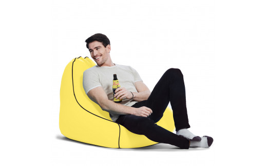 【ふるさと納税】 最大級の屋外対応ソファ/Yogibo Zoola Lounger Premium ライムライト（ヨギボー ズーラ ラウンジャー プレミアム）| お祝い プレゼント ソファ ビーズクッション インテリア 寝具 リラックス 屋外対応 アウトドア 接触冷感 快適 栃木県 真岡市 送料無料