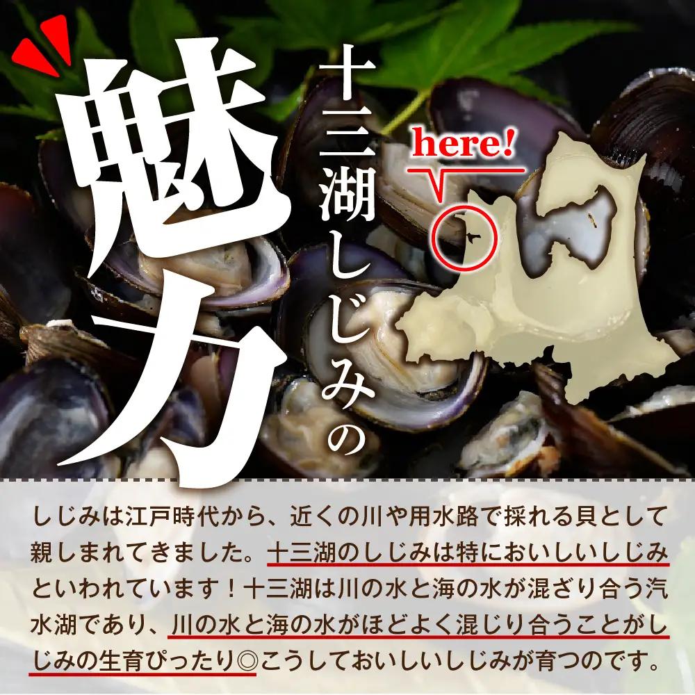 しじみ 十三湖産しじみセットA（道の駅十三湖高原からお届け！）