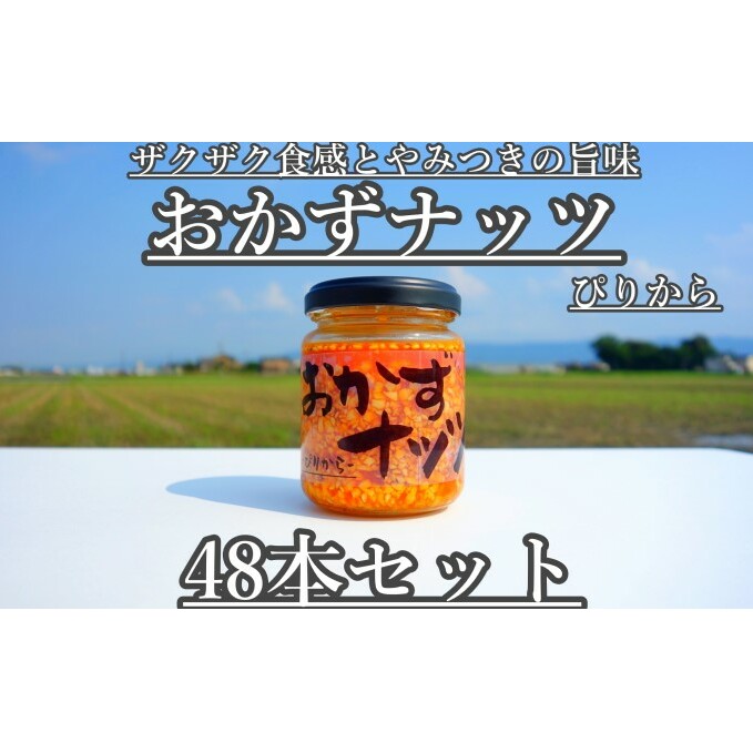 おかずナッツ ぴりから 110g×48本 瓶詰 調味料 