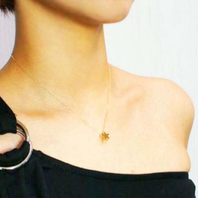 ふるさと納税 阿智村 K18立体ゴールドスターペンダント |  | 02