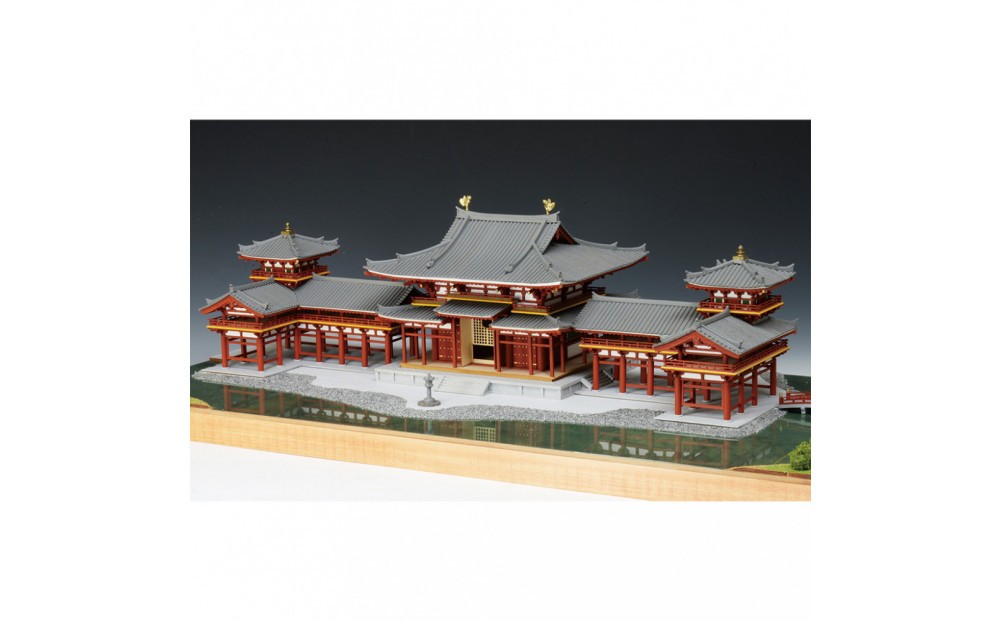 
            ウッディジョー　1/120　平等院鳳凰堂　木製模型キット
          