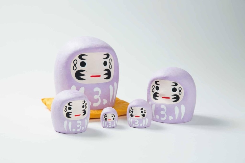 藤枝だるま 藤色マトリョーシカ だるま かわいい おしゃれ 手作りだるま 合格祈願 縁起 置物 サッカー 静岡県 藤枝市