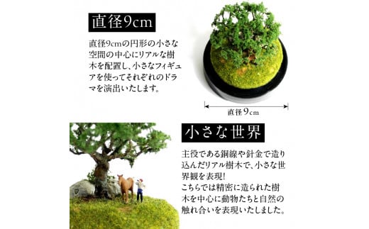 ディスプレイジオラマ 【癒しの森−動物編】