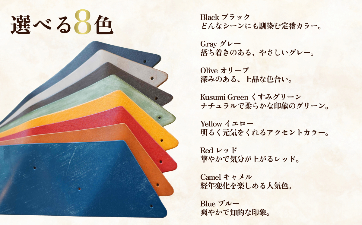 カムズワークショップ ハンドメイド 本革 三角コインケース《選べる8色》キャメル Camel【革製品 本革 ハンドメイド プレゼント 下妻市】