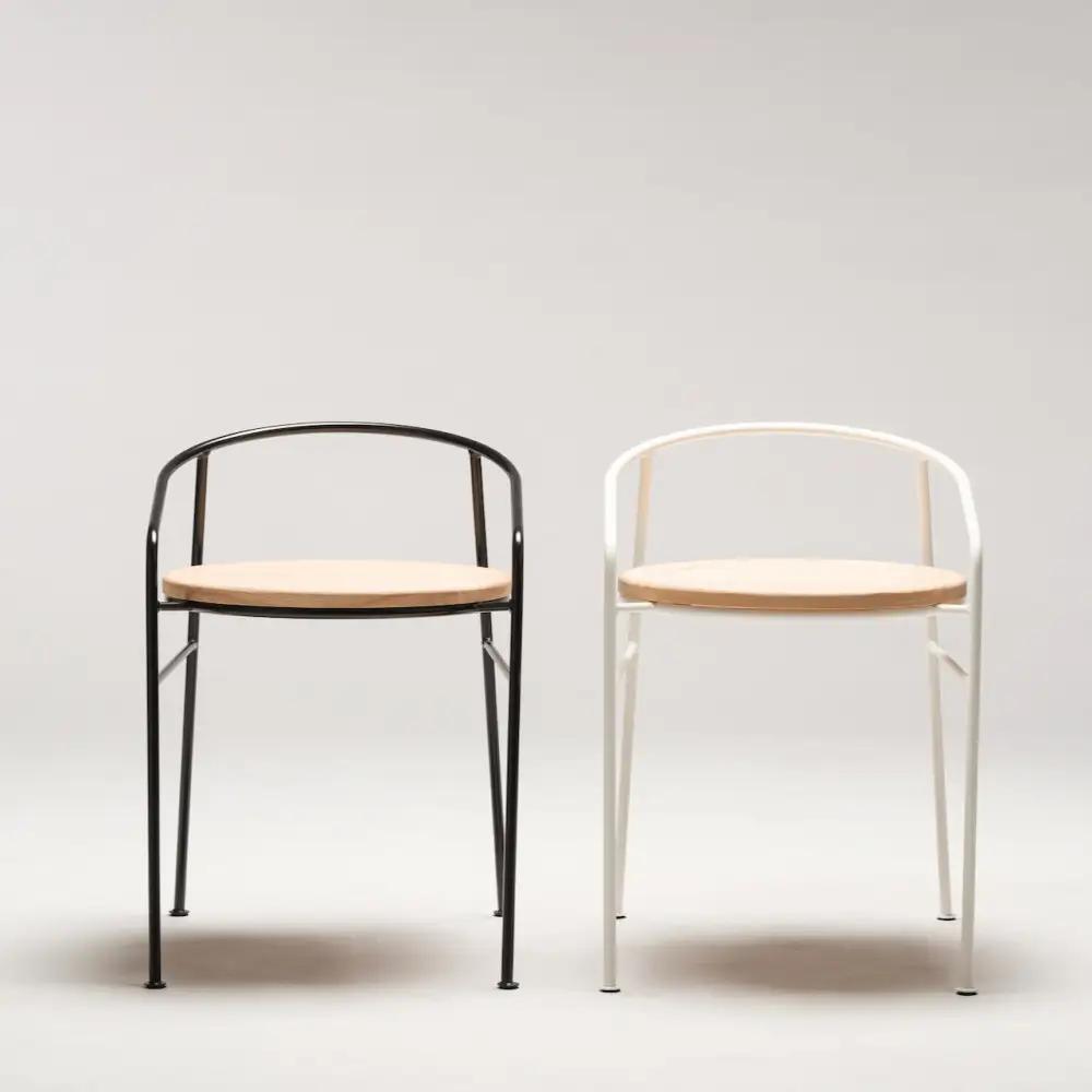 マキヅ家具 槙塚鉄工所 Round Chair 黒