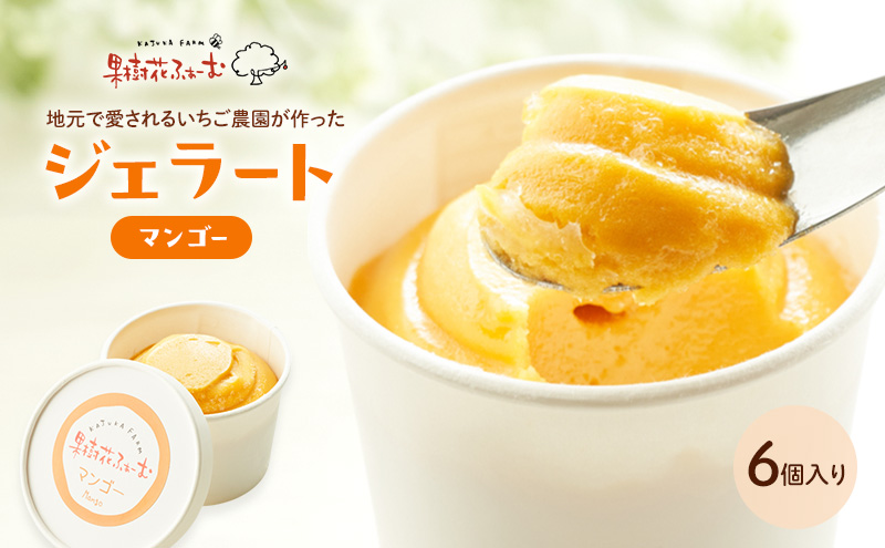 ジェラート マンゴー 6個 アイス アイスクリーム スイーツ お菓子 菓子 おやつ 兵庫県 加西市 