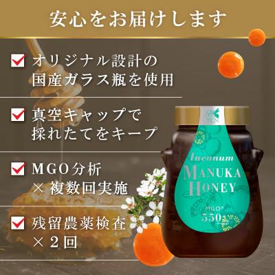 ふるさと納税 和泉市 【2個セット】インカナム マヌカハニー MGO550+ 500g |  | 03
