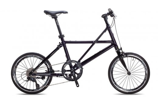 【Tyrell(タイレル)】FXα ブラックパープル＆ピアノブラック【自転車 折りたたみ式 ミニベロ スポーツ ロードバイク スポーツサイクル 簡単 コンパクト 通勤 通学 サイクリング 変速付き 香川県】