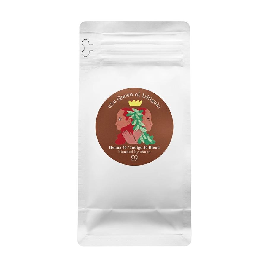 ふるさと納税 石垣市 「石垣島産ヘナ・インディゴ使用」 uka Queen of Ishigaki Blend