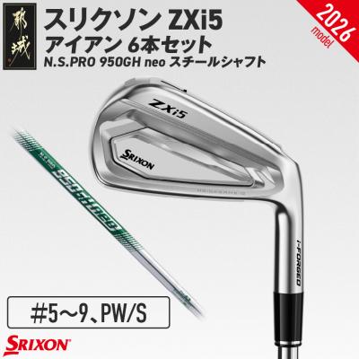 ふるさと納税 都城市 ZXi5アイアンN.S.PRO950GHneoスチール6本セット(#5〜9、PW/S)2026モデル