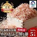 【近海物本枯節】かつおぶし削り節(血合抜き)【枕崎産】45g×5袋【尾辻鰹節商店】 AA-873