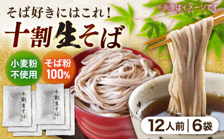 そば 十割生そば12人前（2人前×6袋）[AICU008]