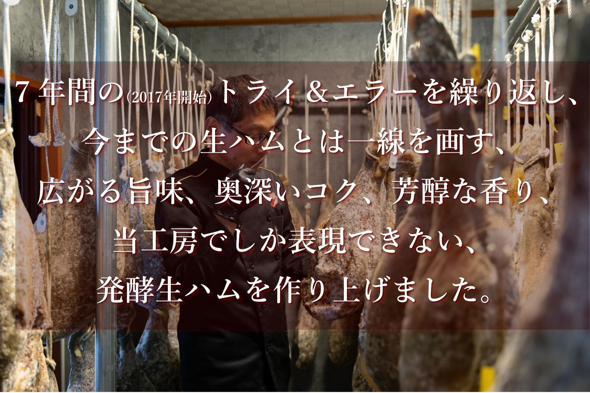 国産生ハム 小豆島発酵ハム 19か月以上発酵熟成【骨付き原木1本】6kg以上